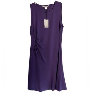 Diane Von Furstenberg DVF DAYNA 
Sleeveless Sheath Purple Dress Size 10